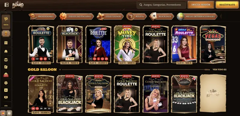 Casino en vivo de Lizaro